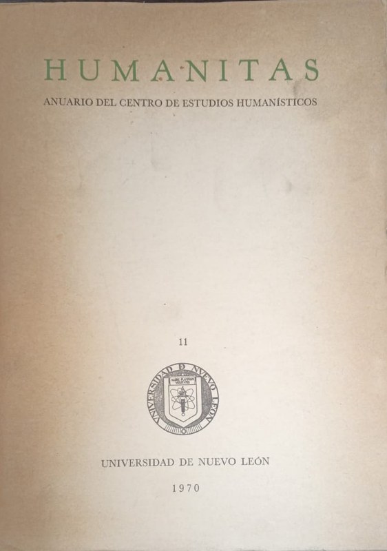 Humanitas: Anuario del Centro de Estudios Humanísticos