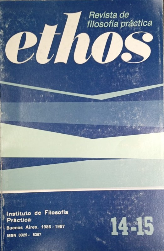 ethos: Revista de filosofía práctica 14-15
