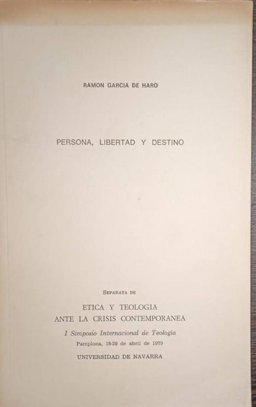 Persona, Libertad y Destino