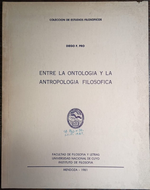 Entre la Ontología y la Antropología Filosófica