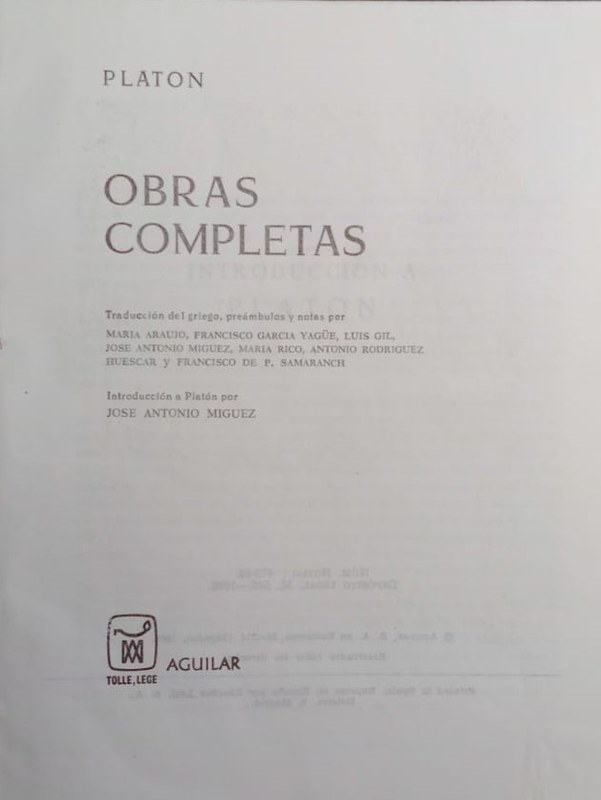 Platón: Obras completas