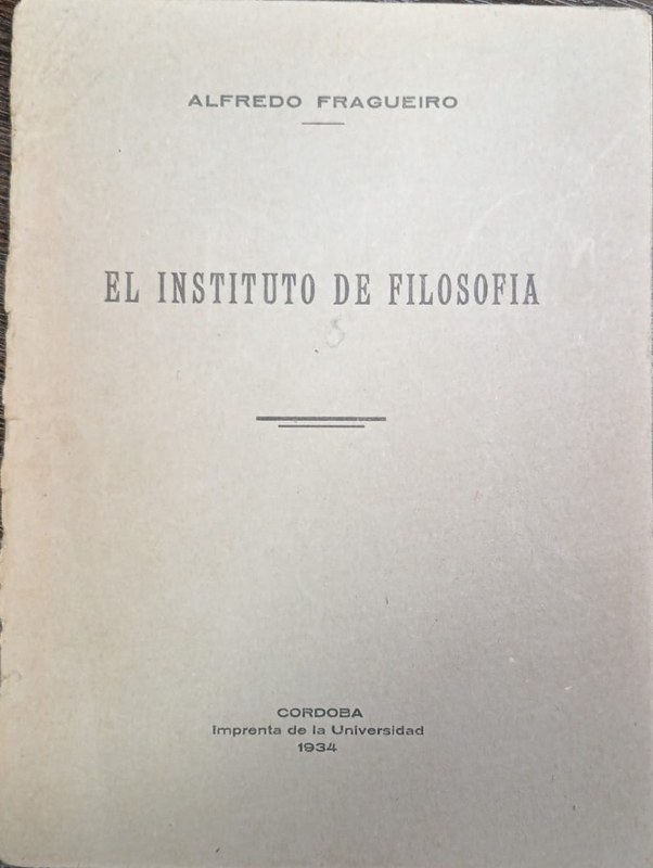 El instituto de filosofía