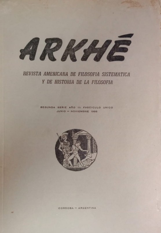 Arkhé: Revista americana de Filosofía Sistemátca y de Historia de la Filosofía