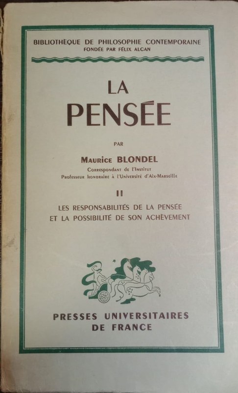 La pensée: Les responsabilités de la pensée et la possibilité de son achèvement