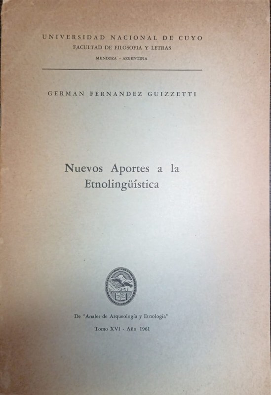 Nuevos Aportes a la Etnolingüística