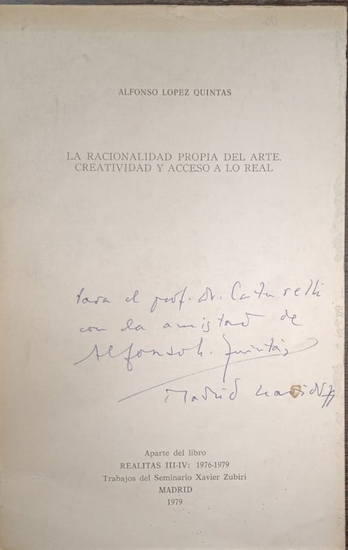 La Racionalidad Propia del Arte: Creatividad y Acceso a lo Real