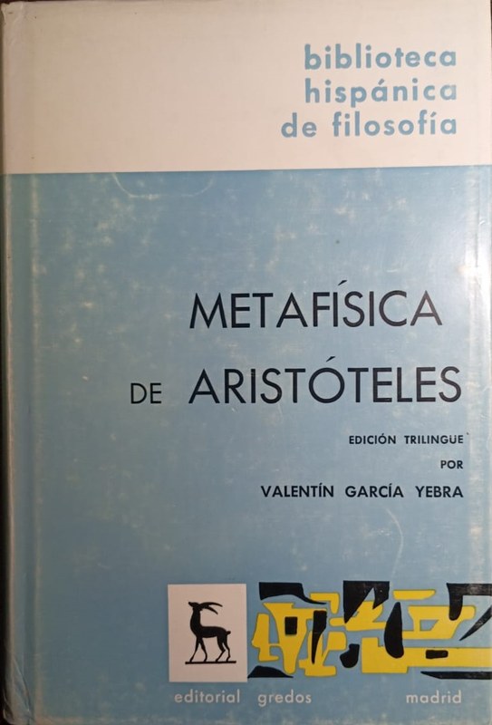 Metafísica II: -Edición trilingüe-
