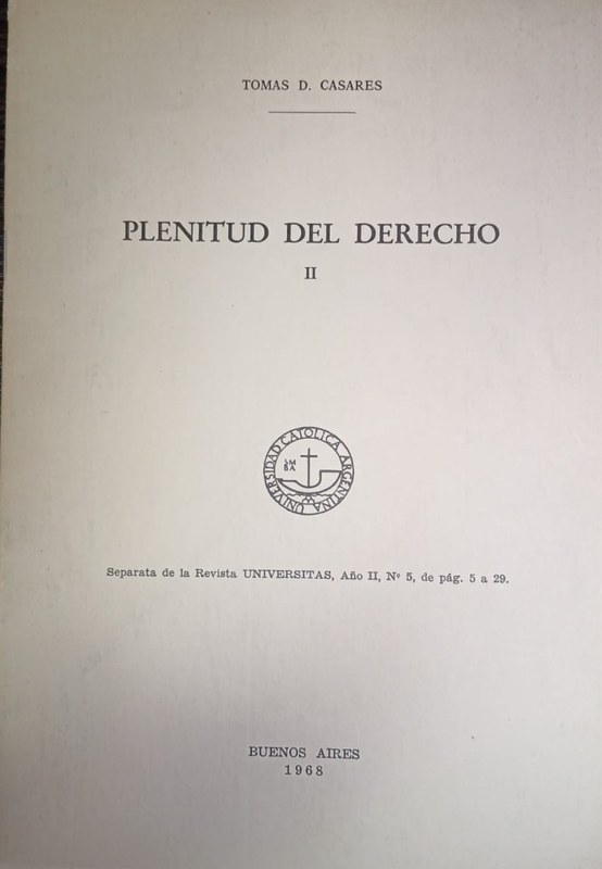 Plenitud del Derecho II