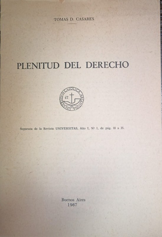 Plenitud del Derecho