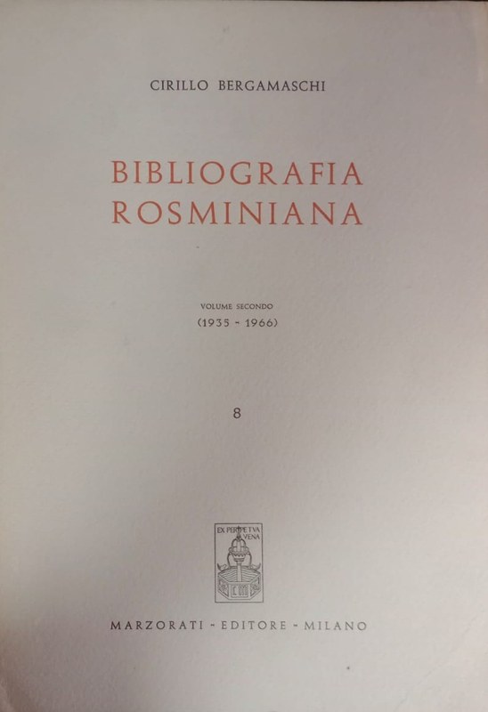 Bibliografia Rosminiana