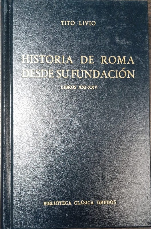 Historia de Roma desde su fundación: Libros XXI-XXV