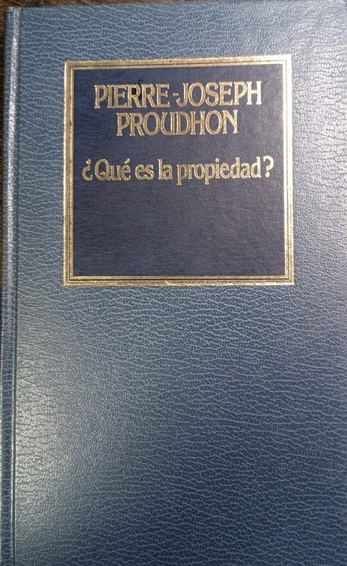 ¿Qué es la propiedad?: Nro 5