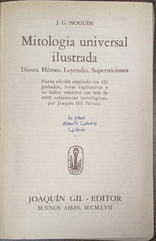 Mitología Universal ilustrada