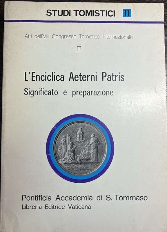 L´Enciclica Aeterni Patris: Significato e preparazione