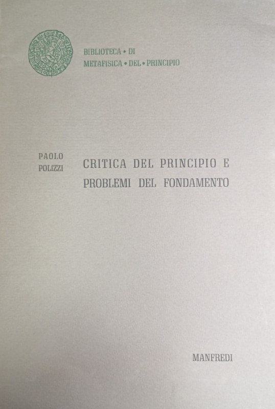 Critica del principio problemi del fondamento