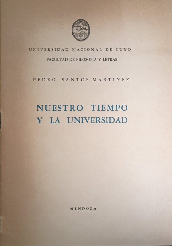 Nuestro tiempo y la Universidad