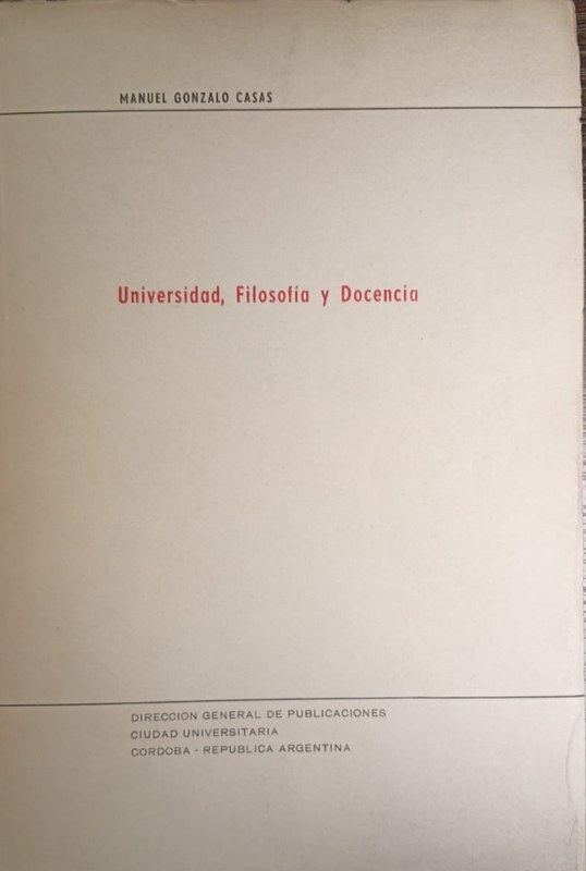 Universidad, Filosofía y Docencia