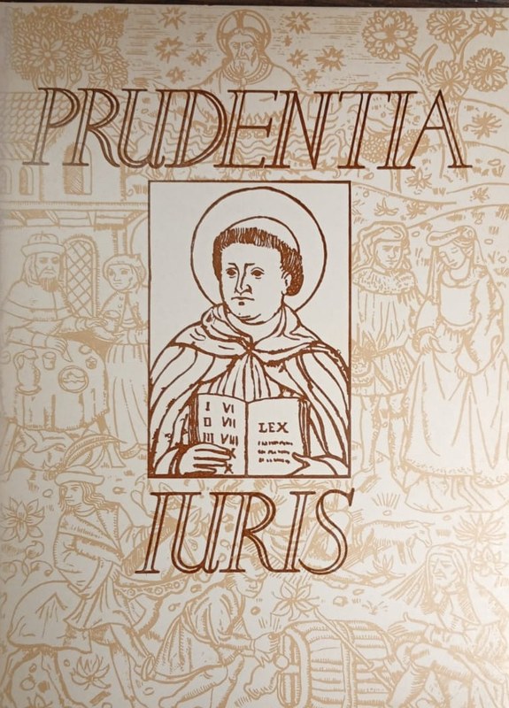 Prudentia Iuris: Revista de la Facultad de Derecho Y Cs Políticas de la Pontificia Universidad Católica Argentina Santa María de los Buenos Aires