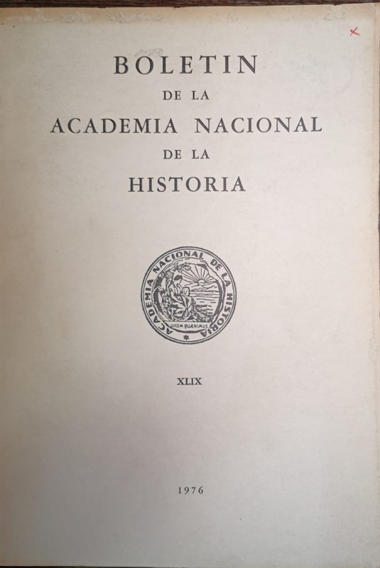 Boletin de la academia nacional de la historia