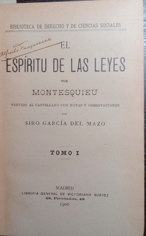 El espíritu de las leyes