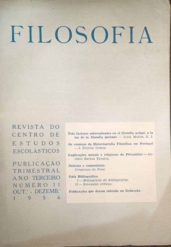Filosofia: Revista do Centro de Estudos Escolásticos