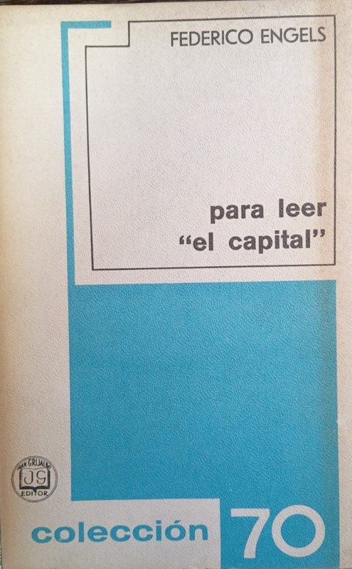 Para leer "el capital"