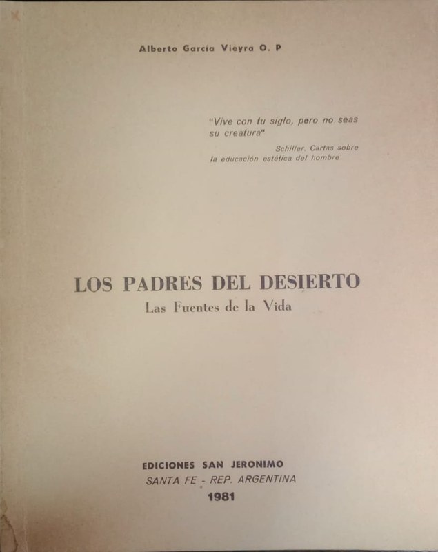 Los padres del desierto: Las fuentes de la vida