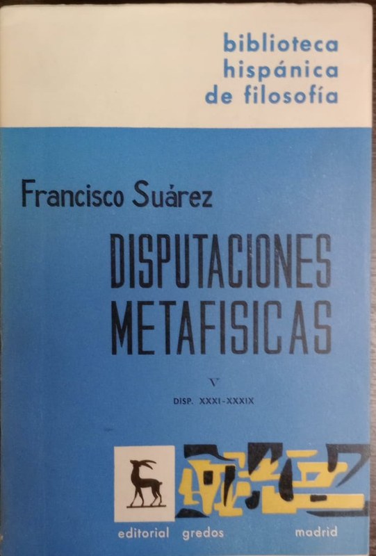 Disputaciones metafisícas