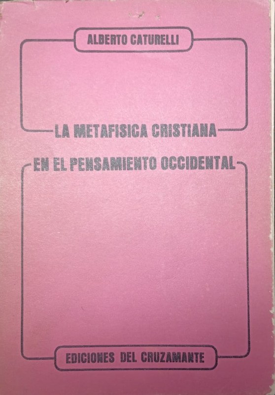 La metafísica cristiana