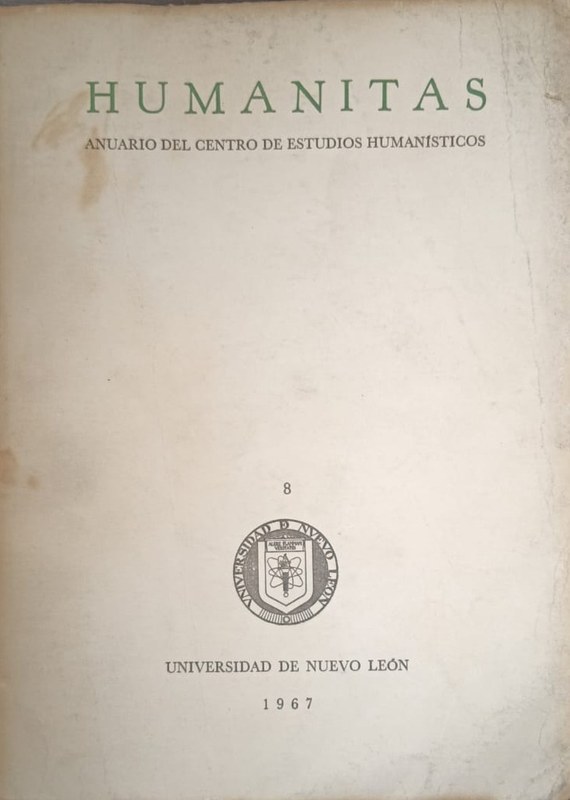 HUMANITAS: Anuario del Centro de Estudios Humanísticos