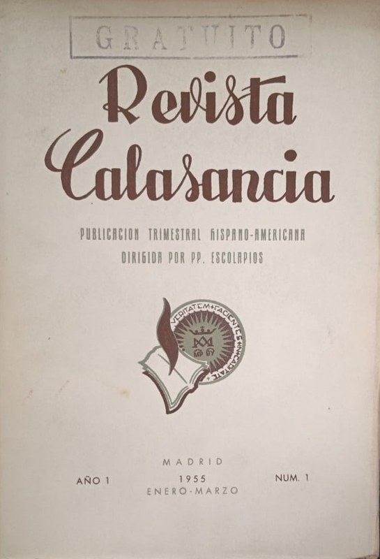 Revista Calasancia: Publicacion Trimestras Hispanoamericana