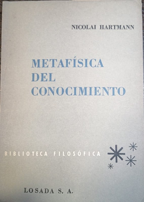 Rasgos fundamentales de una Metafísica del conocimiento