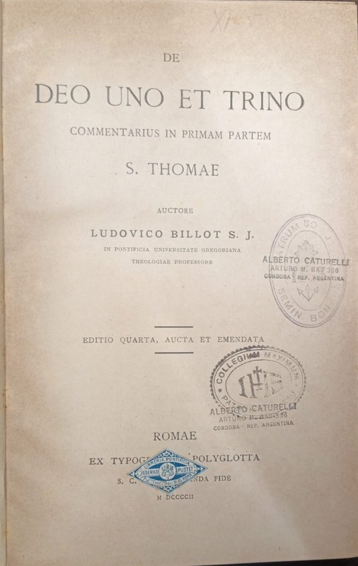 De Deo uno et Trino