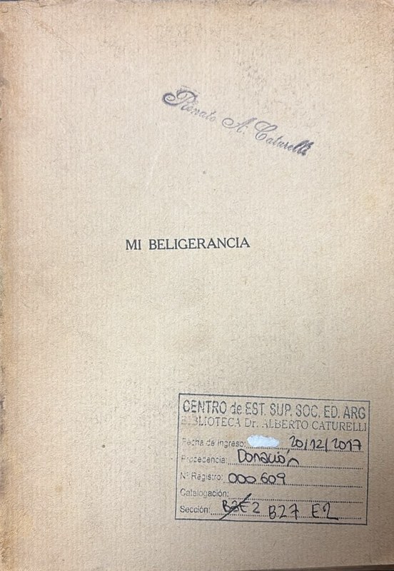 Mi Beligerancia