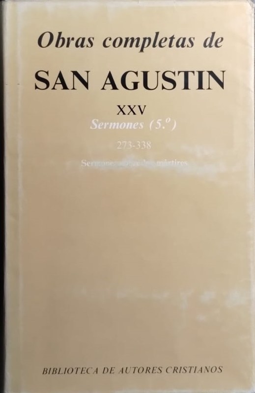 Obras Completas de San Agustín: Tomo XXV -Sermones 5-