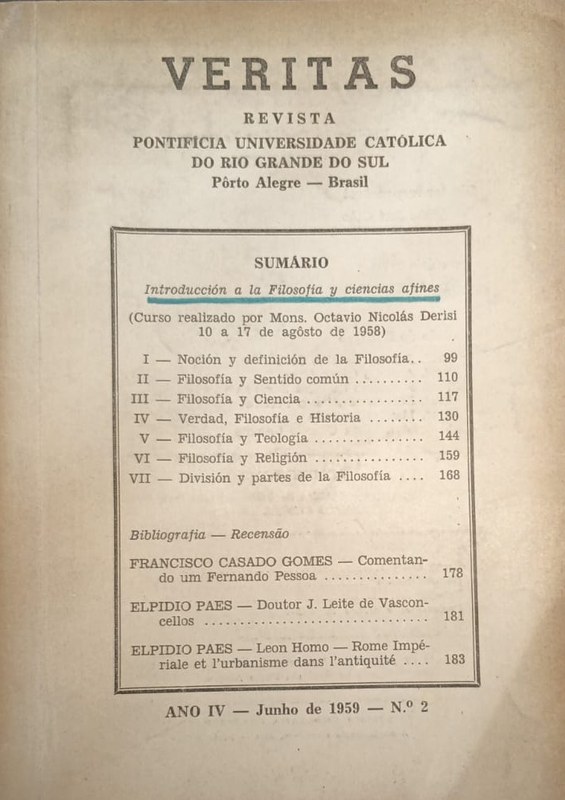 Veritas: Revista Pontífica Universidade Católica do Río Grande do Sul