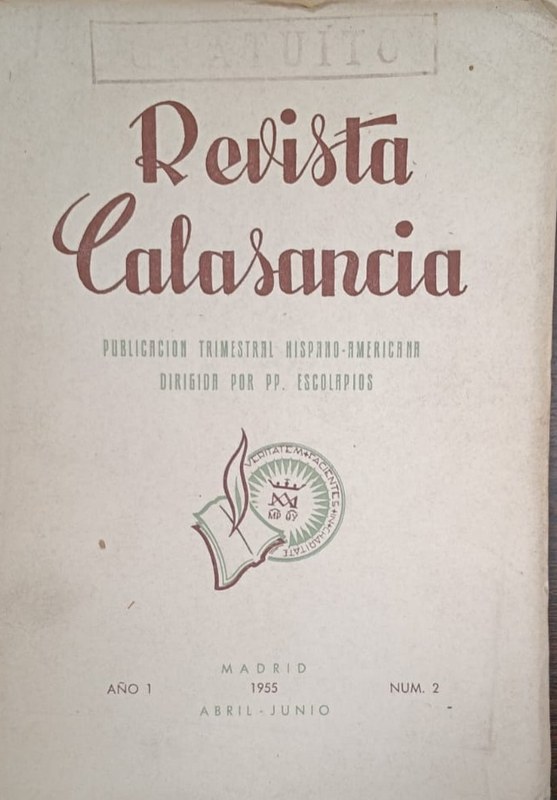Revista Calasancia: Publicacion Trimestral Hispanoamericana