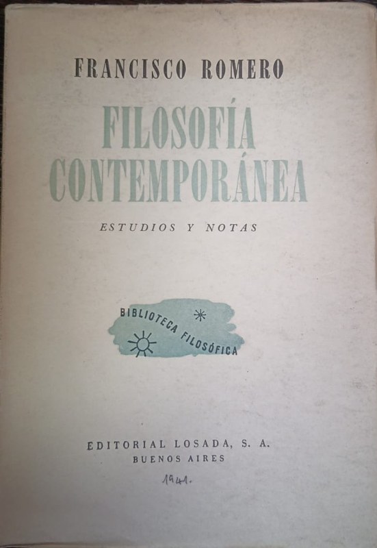 Filosofía contemporánea: Estudios y notas