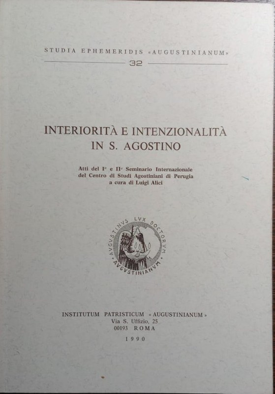 Interioritá e intenzionalitá in Sant´Agostino