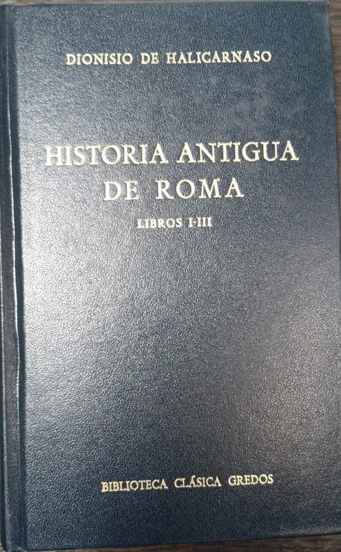 Historia antigua de Roma: Libros I-III