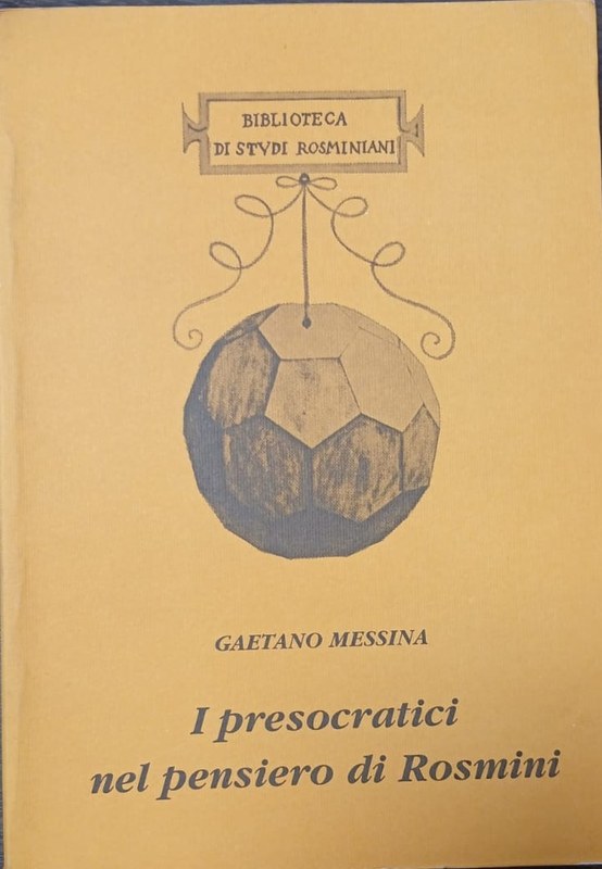 I presocratici nel pensiero di Rosmini: BSR 23