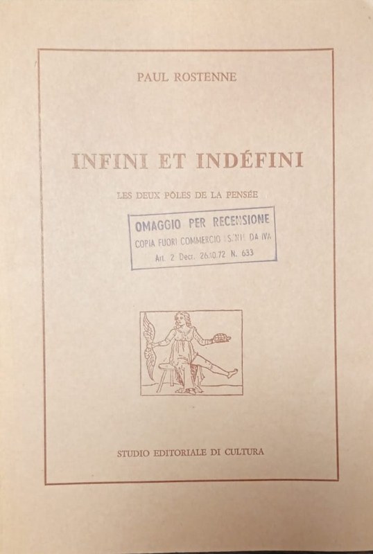 Infini et indéfini: Les deux pôles de la pensée