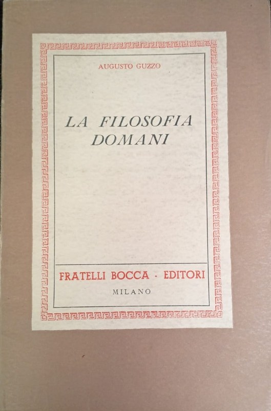 La Filosofia Domani