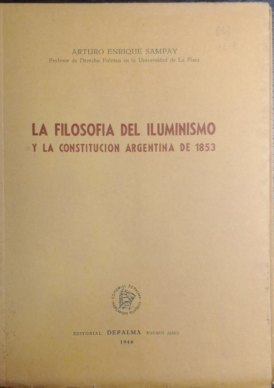 La Filosofía del Ilumnismo y la Constitución Argentina de 1853