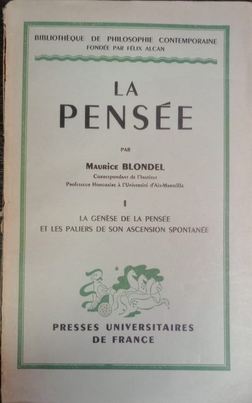 La pensée: I La genesè de la pensée et les paliers de son ascension spontanée