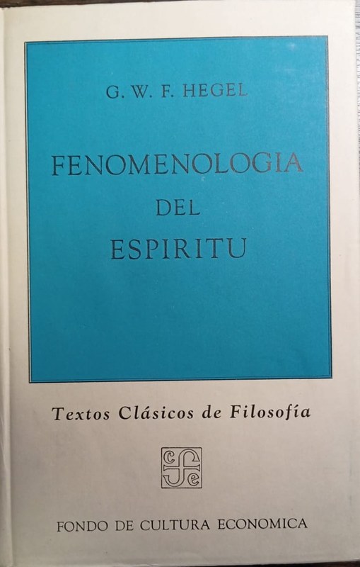 Fenomenología del Espíritu