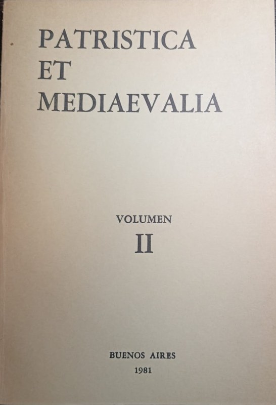 Patristica et mediaevalia