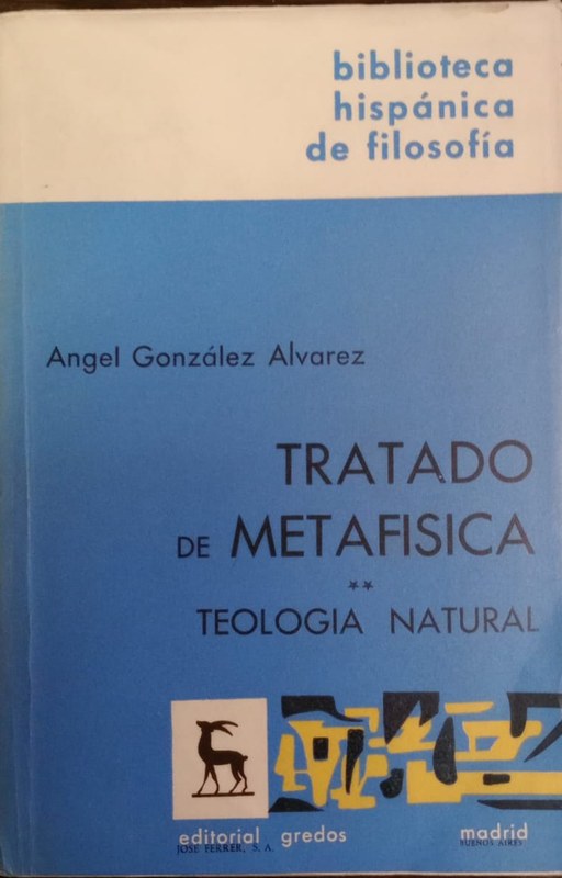 Tratato de metafísica: Teología natural