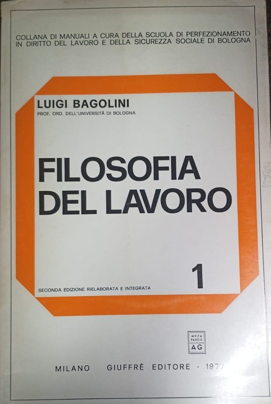 Filosofia del lavoro 1