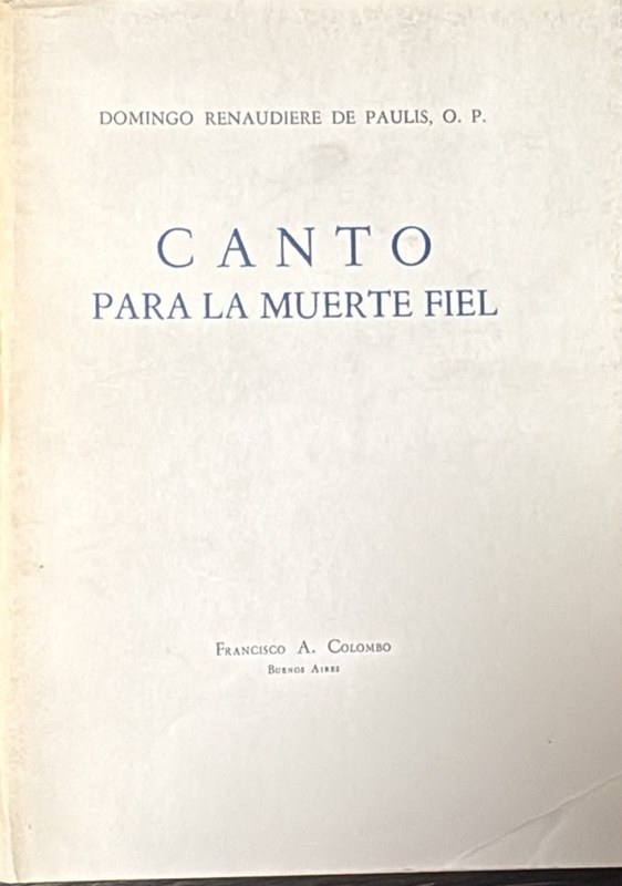 Canto para la muerte fiel